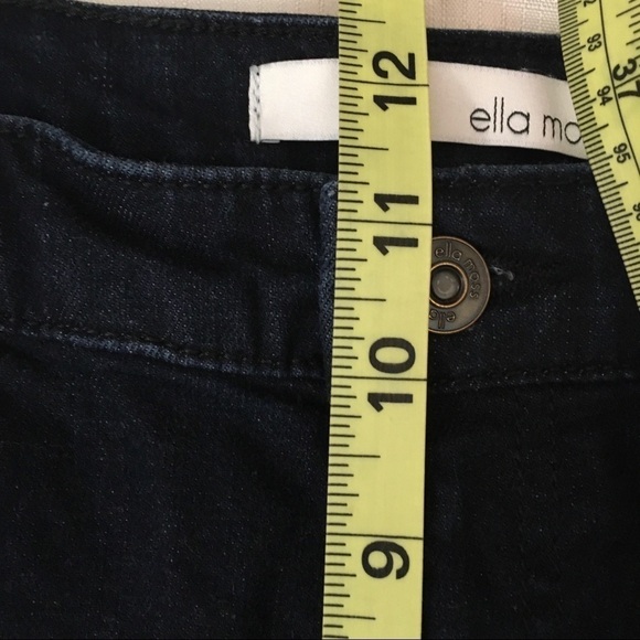 ELLA MOSS Bootcut High Rise Python Pinstripe Flare Jeans Size 30 - Picture 13 of 16